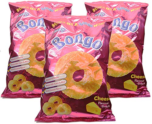 Jasons, Bongo Cheese Flavour Snack (Pack of 3), Imported from Fiji, 5.50 oz (each)