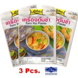 Tom Ka Paste Thai Food 50g. Quality X3 Pcs. Save ! (Coconut Chicken Soup) Halal