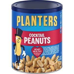 Planters Salted Cocktail Peanuts (16oz Canister, Pack of 3)