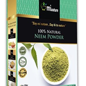 Natural Neem Powder (Azardirachta Indica) 227 Gram (0.5 lb) Non GMO Supplements for Glowing Skin, Hair, Nails, Supports Digestion, Anti-oxidant, Supports Healthy Blood Sugar, Cholesterol, More