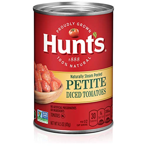 Hunt's Petite Diced Tomatoes, perfect for chili recipes, 14.5 oz