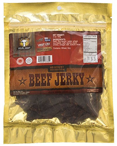 Halal Jerky Original 4-pack (3 Oz Bag)