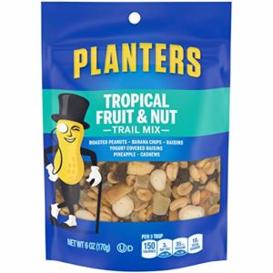 Planters Tropical Fruit & Nuts Trail Mix, 6 Ounce (Pack of 12)