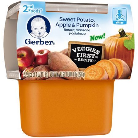 Gerber 2nd Foods Sweet Potato Apple Pumpkin (Pack of 2)