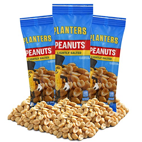Planters Lightly Salted Cocktail Peanuts (2 oz Bags, Pack of 36)