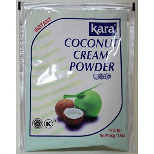 10 Packs Kara Coconut Cream Powder Halal 1.76 Oz.
