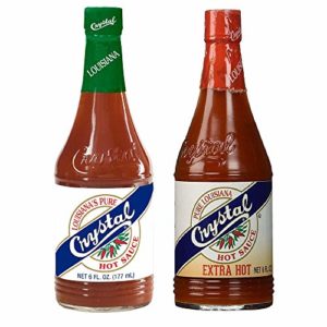 Crystal Hot Sauce and Crystal Extra Hot Sauce Combo 6oz each (Pack of 2)