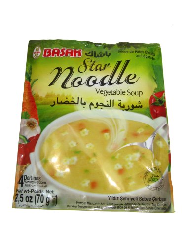 Basak Halal Star Noodle and Vegetable Soup 70g