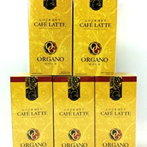 Organo Gold 5 Boxes Cafe Latte 5 Sachets Gano Excel 3 In 1