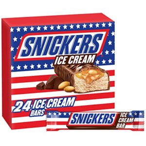 SNICKERS Ice Cream Bar, 2.8 oz (24 Count)