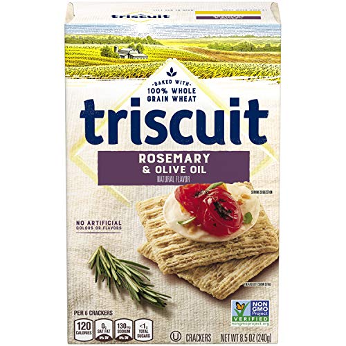 Triscuit Rosemary & Olive Oil Crackers, Non-GMO, 8.5 Ounce