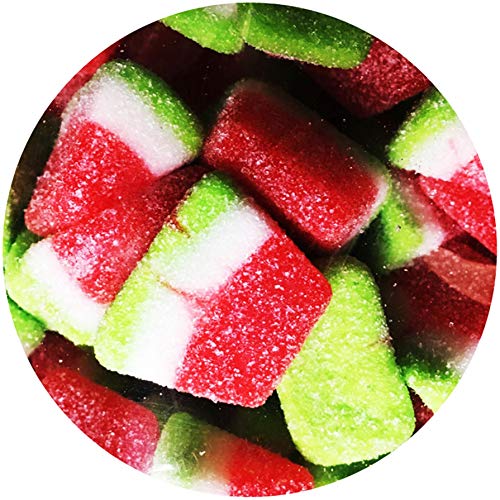 Gourmet Kruise Gummy Gummi Watermelon Candy Slices, Halal, Kosher Parve, 2.2 Pounds