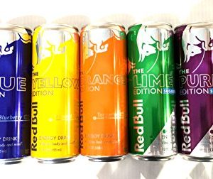 Red Bull Editions Variety Pack - Red, Blue, Yellow, Orange, Purple, Green, Lime - 12fl.oz. (Pack of 7)