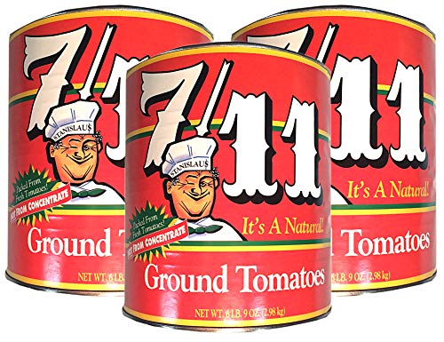 Stanislaus, 7/11 Ground Tomato Sauce (Pack of 3), 103 oz (each)