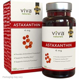 Viva Naturals Pure Astaxanthin 4mg, 120 Softgels