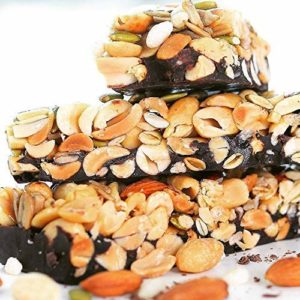 Choc&Nuts Bars, Dark Chocolate-Nuts and Seeds, Halal, 2.5 Ounces Bars, 12 Count