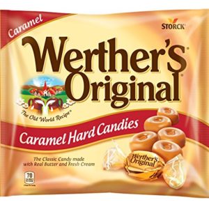 WERTHER'S ORIGINAL Caramel Hard Candies, 9 Ounce Bag, Hard Candy, Individually Wrapped Candy Caramels, Caramel Candy Sweets, Bag of Candy