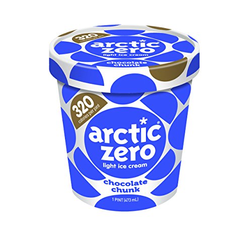 Pack of 6, Arctic Zero Light Ice Cream, Chocolate Chunk Pint