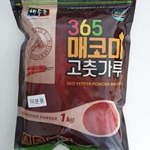 Red Chili Pepper Powder - Flakes / Fine powder 2 types Medium Hot Halal Kfoods Gochugaru [고춧가루] (Flake Type)