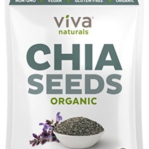 Viva Naturals - The FINEST Raw Organic Chia Seeds, 2 lb Bag