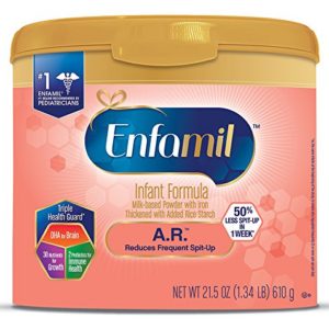 Enfamil A.R. Spit Up Baby Formula Gentle Milk Powder, 21.5 ounce - Omega 3 DHA, Probiotics, Immune & Brain Support