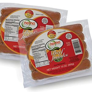 Nema Halal Franks, Hot Dog 1 lb (Beef)