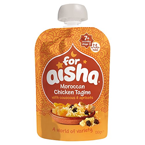 For Aisha Moroccan Chicken Tagine with Couscous & Apricots 130g (Pack of 6)