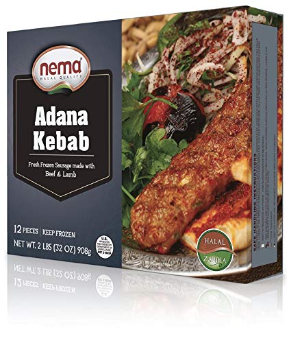 Nema Halal Adana Kabab Ready to cook 32 oz 12 pcs