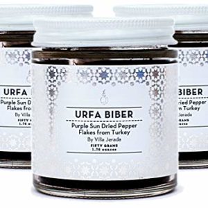 Villa Jerada, Urfa Biber, Purple Sun Dried Pepper Flakes, 1.76 oz (Pack of 3)