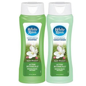 White Rain Moisturizing Apple Blossom Shampoo and Conditioner Set with Active Botanicals