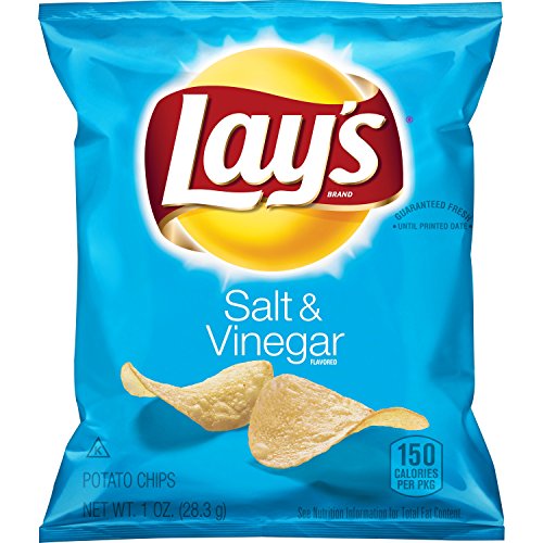 Lay's Salt & Vinegar Flavored Potato Chips, 7.75 Ounce