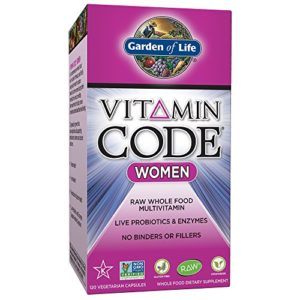 Garden of Life Multivitamin for Women - Vitamin Code Women's Raw Whole Food Vitamin Supplement with Probiotics, Vegetarian, 120 Capsules