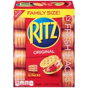 Ritz Original Crackers - Fresh Stacks - Family Size, 17.8 Ounce