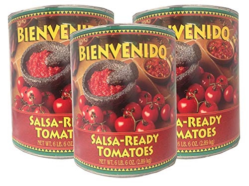 Bienvenido, Ultra-Premium Salsa-Ready Tomatoes, 102 oz (Pack of 3)