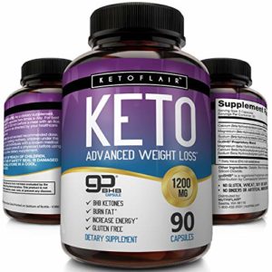 Best Keto Diet Pills GoBHB 1200mg, 90 Capsules Advanced Weight Loss Ketosis Supplement - Natural BHB Salts (beta hydroxybutyrate) Ketogenic Fat Burner, Carb Blocker, Non-GMO - Best Weight Loss Support