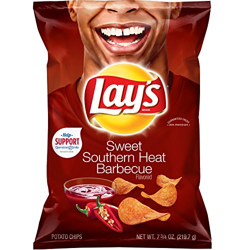 Lay's Potato Chips, Sweet Southern Heat BBQ, 7.75 Ounce
