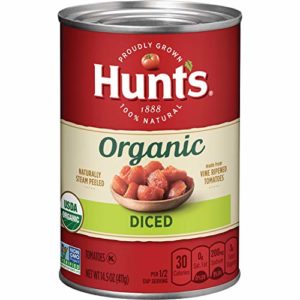 Hunt's Organic Diced Tomatoes, perfect for chili recipes, 14.5 oz