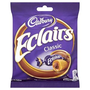 Cadburys Chocolate Eclair Bag - 130g - Pack of 6 (130g x 6 Bags)