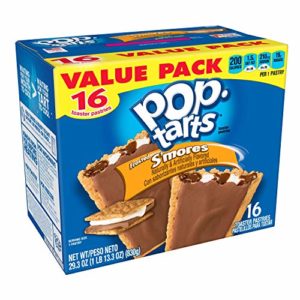 Pop-Tarts Breakfast Toaster Pastries, Frosted S'mores Flavored, Value Pack, 29.3 oz (16 Count)