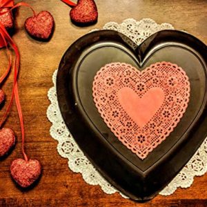 3lb Solid Dark Chocolate heart. Large Valentine heart. Certified Kosher