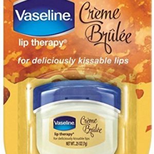 Vaseline Lip Therapy Lip Balm, Creme Brulee 0.25 oz (Pack of 12)