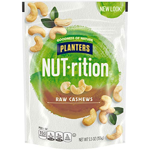 Planters NUT-rition Raw Cashews, 5.5 oz Bag