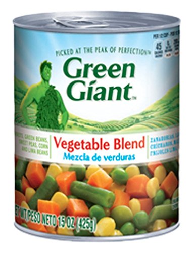 Green Giant Mixed Vegetable Blend, 15 Ounce (Pack of 12)