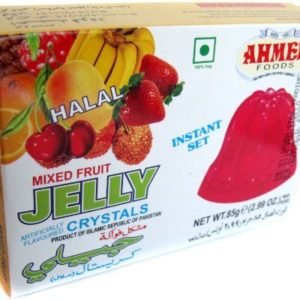 Ahmed Instant Set MIXED FRUIT Jelly Crystals (Halal) - 2.99oz