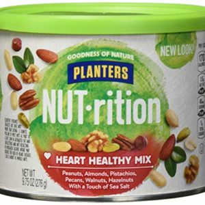 Planters Mixed Nuts, Heart Healthy Mix, 9.75 Ounce (Pack of 3)