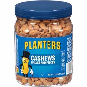 Planters Cashew Halves & Pieces, 1 lb 10 oz Canister