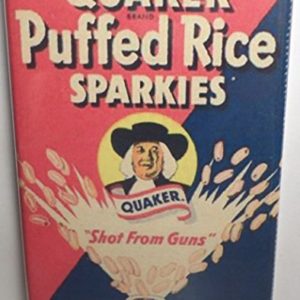 Quaker Puffed Rice Sparkies Magnet Vintage Cereal Box 2" x 3" Fridge Locker