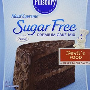 Pillsbury Moist Supreme Sugar Free Devil's Food Cake Mix (Pack of 2)
