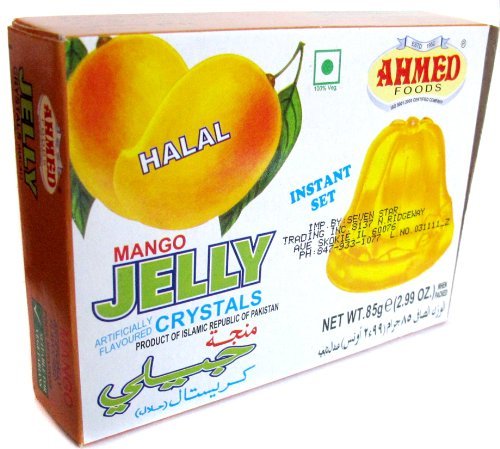 Ahmed Instant Set MANGO Jelly Crystals (Halal) - 2.99oz