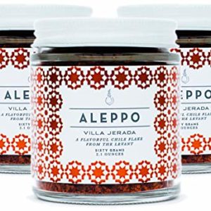 Villa Jerada, Aleppo, Chile Flake From the Levant (Aleppo Pepper), 2.1 oz (Pack of 3)